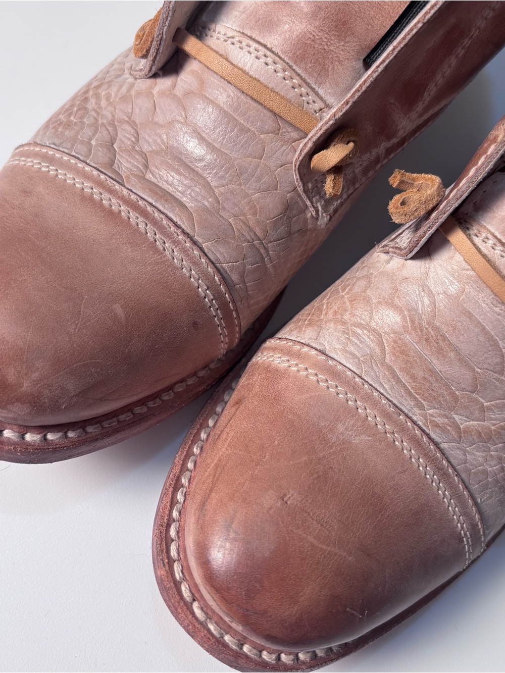 Freebird Mabel Two Tone Textured Leather Loafers Flats Boho-size 9 - Picture 4 of 8